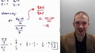 QA Price Elasticity of Demand Point Formula [upl. by Nial840]