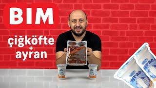 BİM Çiğ Köfte ve Dost Ayran Siparişim Nasıl Geldi [upl. by Ahsataj]