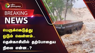 BREAKING பெருக்கெடுத்து ஓடும் வெள்ளம் தென்காசியில் தற்போதைய நிலை என்ன  Tenkasi  PTT [upl. by Aspia508]