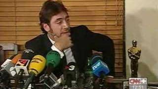 Primeras declaraciones de Bardem tras Ganar el Oscar CNN II [upl. by Dun426]