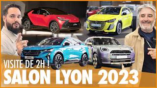 VISITEZ AVEC NOUS LE SALON AUTO DE LYON 2023 😳 Mieux que le Mondial de PARIS  VISITE COMPLETE 2H [upl. by Cati]