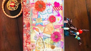 Junk Journal made with upcycled materials  SOLD [upl. by Hilly]