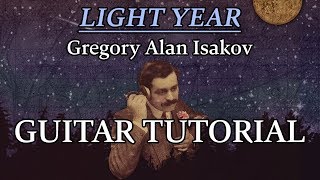 How to play quotLight Yearquot by Gregory Alan Isakov  GUITAR TUTORIAL [upl. by Cawley]