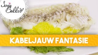 KABELJAUW FANTASIE  Sonja Bakker recept [upl. by Icul]