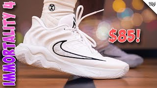 Nikes CHEAPEST HOOP SHOE Nike Giannis Immortality 4 Performance Review [upl. by Cormick684]