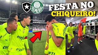 A FESTA APÓS A VIRADA ÉPICA CONTRA O LÍDER DO CAMPEONATO BOTAFOGO 3X4 PALMEIRAS [upl. by Gabrielle]