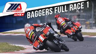 Mission King of the Baggers Race 1 at Brainerd 2024  FULL RACE  MotoAmerica [upl. by Rehptosirhc]