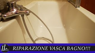 68 Riparazione vasca da bagnobathtub repair [upl. by Alcot558]