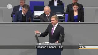 Christian Lindners Antwort auf Merkel [upl. by Ahsieat]