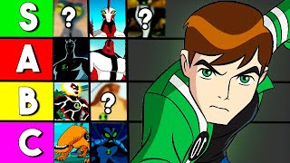 LOS ALIENS MÁS PODEROSOS de BEN 10  Tier List [upl. by Kiele445]