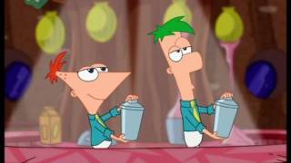 Phineas amp Ferb  Superster Milkshake BarShooting Star Milkshake Bar DutchHD [upl. by Drarig]