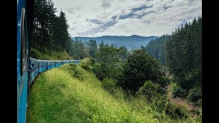 SRI LANKA TRAIN JOURNEY Colombo  Kandy  Adams Peak  Nuwara Eliya  Ella on Sri Lanka railway [upl. by Aiekam173]