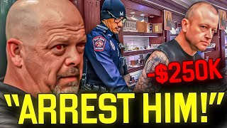 SHOP INVADING SCAMMERS on Pawn Stars BIG FIGHTS [upl. by Nuhs]