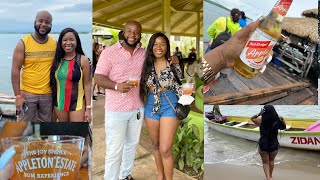 Road trip in Jamaica Appleton Rum Tour  Pelican Bar [upl. by Ardnac400]