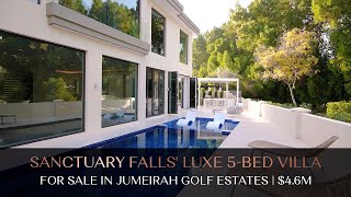 SANCTUARY FALLS LUXURY 5BED VILLA FOR SALE IN JUMEIRAH GOLF ESTATES  AED 16950000 [upl. by Nirmak]