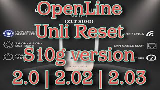 PERMANENT OPENLINE AND DEBRANDING OF GLOBEATHOME PREPAID WIFI ZLT S10G VERSION 203  UNLI RESET [upl. by Esinaj]