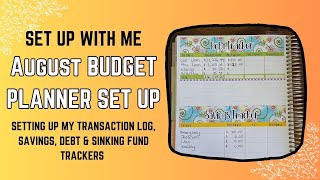 August 2024 Budget Planner Set Up  Australian Cash Budget  Erin Condren Planner [upl. by Marie640]