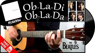 OBLADI OBLADA ⬜  The Beatles  GUITAR Cover  MusikMan N°153 [upl. by Venu203]