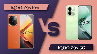 IQOO Z9s Pro Vs IQOO Z9x  IQOO Z9x Vs IQOO Z9s Pro  Full Comparison  Which one is Best [upl. by Wakefield474]