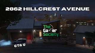 GRAND THEFT AUTO V 2862 HILLCREST AVENUE  STILT HOUSE  705000  LIVING IT UP IN VINEWOOD HILLS [upl. by Getraer]