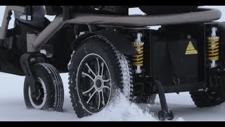 ELECTRIC WHEELCHAIR Ortonica Pulse 210 Зимний тест Лучшая электро коляска 2018 года [upl. by Fazeli851]