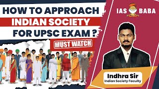 How to Approach Indian Society for UPSCIAS Exam Beginners Strategy UPSC 2025 upsc2025 [upl. by Miarfe]