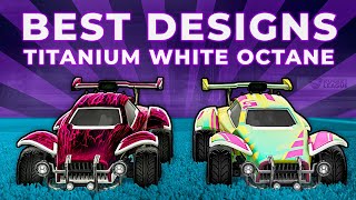 50 Clean TW OCTANE Designs in Rocket League [upl. by Kinghorn275]