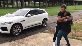 Athletes Surprising FamilyFans With Homes and Cars Compilation [upl. by Notnats]