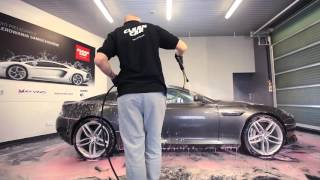 CLEAN CAR DETAILING  CLEANCAR COATING  SELF HEALING  ASTON MARTIN DB9 DETAILING [upl. by Atikcir]