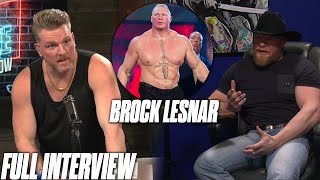 Brock Lesnar Talks His Life From Farming Football Wrestling And Fighting On The Pat McAfee Show [upl. by Zolner]