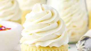 HOW TO MAKE THE FLUFFIEST BUTTERCREAM FROSTING  Easy buttercream Icing recipe [upl. by Noned473]