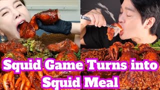 when Squid Game Turns out to be Squid Meal [upl. by Baruch]