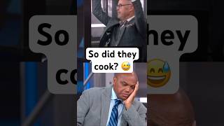 Chuck wouldn’t let them cook 🤣 nba nbaontnt charlesbarkley [upl. by Myk]