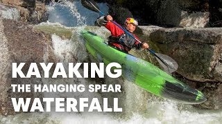 Kayaking the Hanging Spear Waterfall  Headwaters of Hudson River [upl. by Un868]