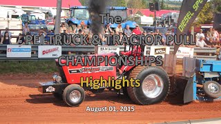 The PEI Truck amp Tractor Pull Championships 2015 Highlights 080115 [upl. by Brnaby]