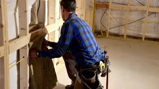 Finished basement How to insulate with ROCKWOOL [upl. by Asenej766]