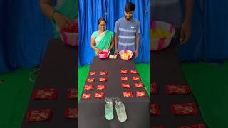 Roll The Ball amp Drop lotte choco pie Chocolate Challenge Best Family Game shorts [upl. by Marb]