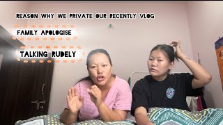 ReasonWhy we private our recently vlog family apologiesodisha Tibetan sisterchannel [upl. by Yenetruoc]