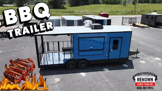 Ultimate BBQ Trailer Tour Smoke Sizzle and Serve on the Go [upl. by Eadrahs17]