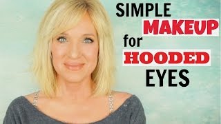 Hooded Droopy Eyes Easy Simple MAKEUP [upl. by Ydwor]