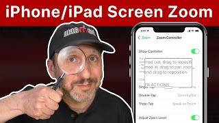 Using Screen Zoom On Your iPhone or iPad [upl. by Eicrad]