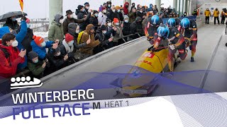 Winterberg 2  BMW IBSF World Cup 20212022  4Man Bobsleigh Heat 1  IBSF Official [upl. by Fevre]