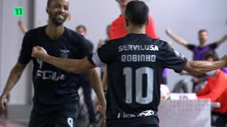 Taça da Liga de Futsal Placard Meiasfinais SL Benfica 20 Modicus [upl. by Esilanna904]