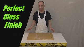 Perfect Gloss Finish Using A Paint Brush [upl. by Hcahsem]