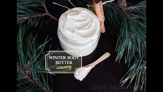 Nourishing whipped Body butter recipe for winter skincare [upl. by Genni]