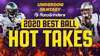 2020 BEST BALL HOT TAKES AND PLAYER PICKS PRESENTED BY UNDERDOG FANTASY  UNCERTAIN BACKFIELDS [upl. by Anoyet476]