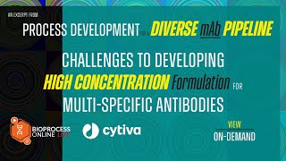 Challenges To Developing High Concentration Formulation For MultiSpecific Antibodies [upl. by Sigismondo]