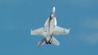 FA18F Super Hornet Demo  2017 Rhode Island Air Show [upl. by Bucella]