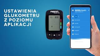 Przesyłanie wyników pomiaru glukozy z glukometru Abra Smart BT do mobilnej aplikacji Istel Health [upl. by Deirdra]