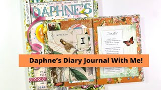 🧡 Daphne’s Diary  Junk Journal With Me 🧡 [upl. by Odraccir]